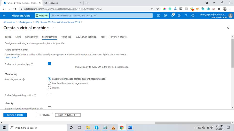 How To Create A SQL Server Instance In The Managed Virtual Machine